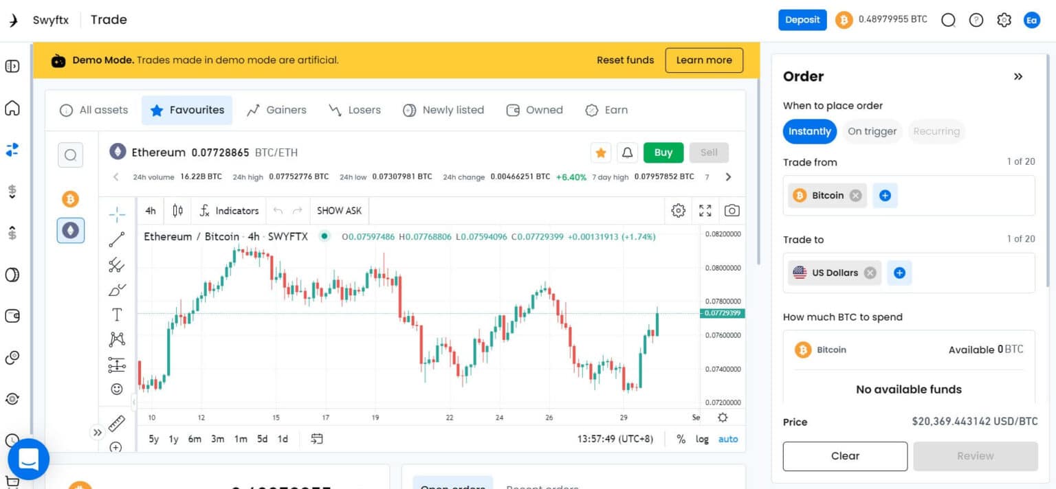 best demo account for crypto trading