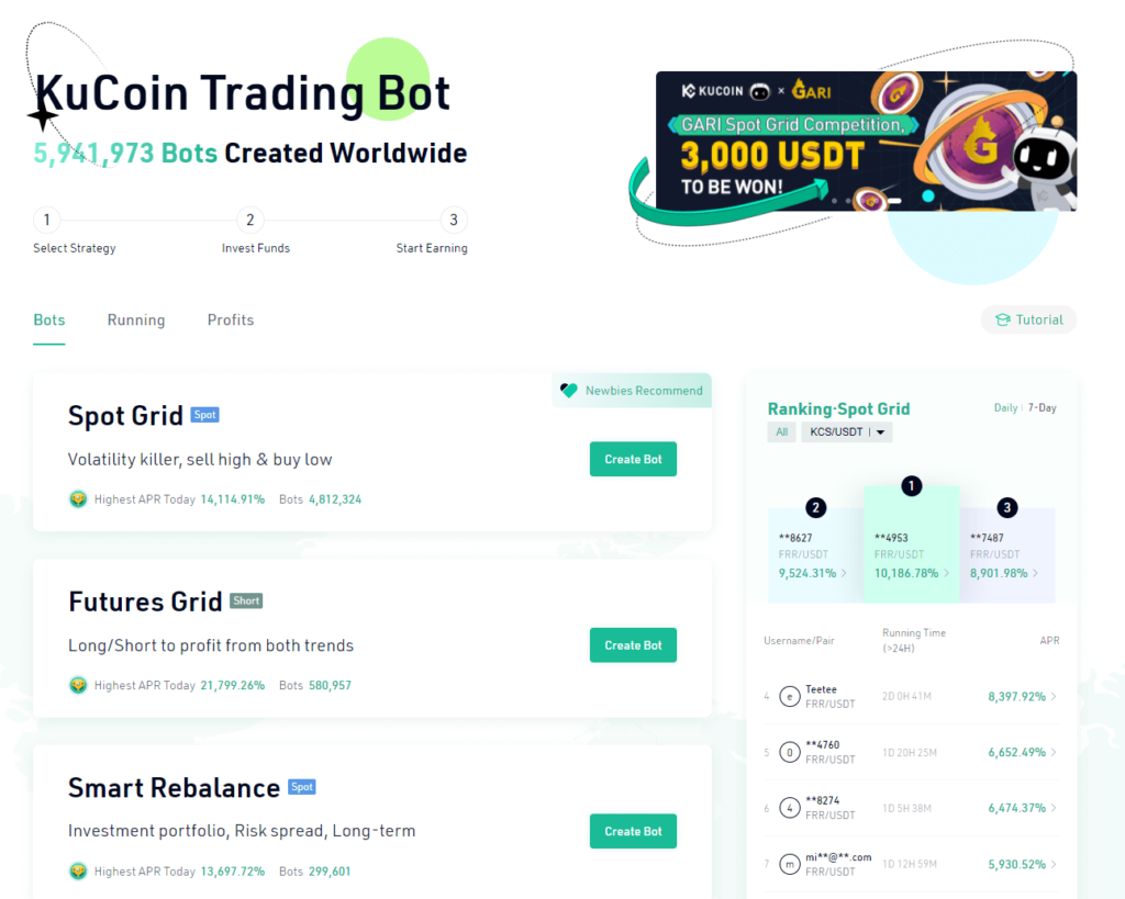 kucoin crypto trading bot