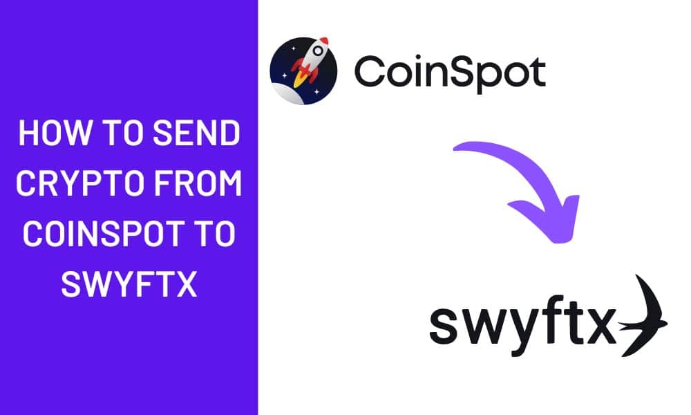 How to SEND crypto from coinspot to swyftx